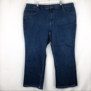 Liz Claiborne Dark Wash Boot Cut Jeans